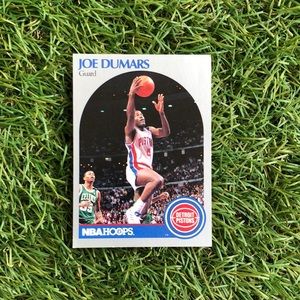 Vintage Joe Dumars card from 1990